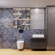 Cobalt Blue Bathroom Design